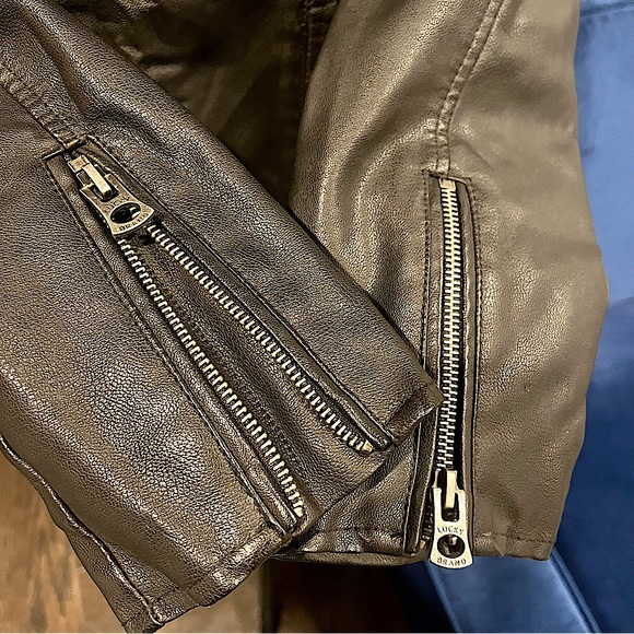 Lucky Brand Faux Leather Vegan Moto Jacket - Picture 11 of 16